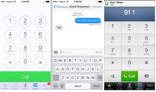 Cara mengubah tampilan android mirip iphone - IOS 7 Dialer dan IOS 7 Contact