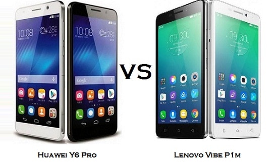 Compare Huawei Y6 Pro vs Lenovo Vibe P1m, Spesifikasi Baterai 4000 mAh