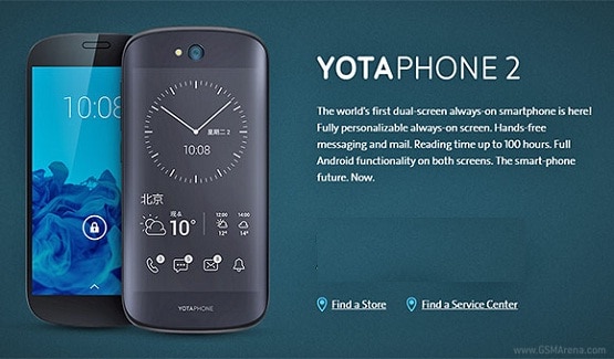 Harga YotaPhone 2, Hp Android Dua Layar kamera 8 MP