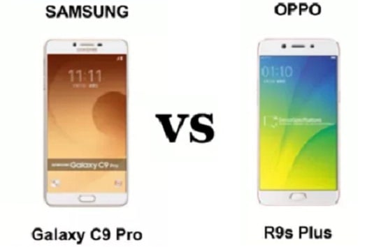 Samsung Galaxy C9 Pro vs Oppo R9S Plus, Perang Phablet RAM 6 GB