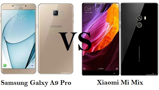 Samsung Galaxy A9 Pro vs Xiaomi Mi Mix