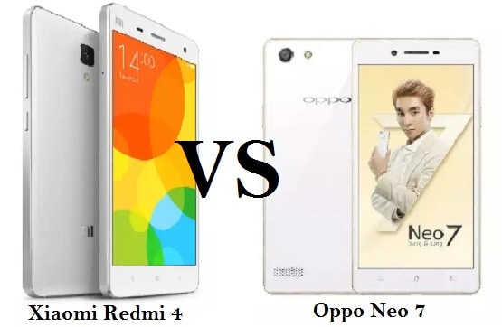 Xiaomi Redmi 4 vs Oppo Neo 7