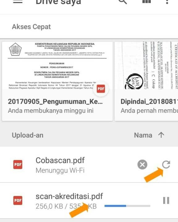 Cara Scan Dokumen di Android