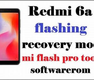 Flashing Xiaomi 6A