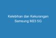 Kelebihan dan Kekurangan Samsung M23 5G