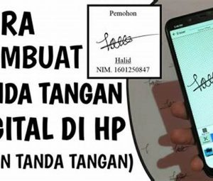 Cara Tanda Tangan Di Hp